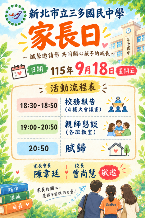 家長日流程